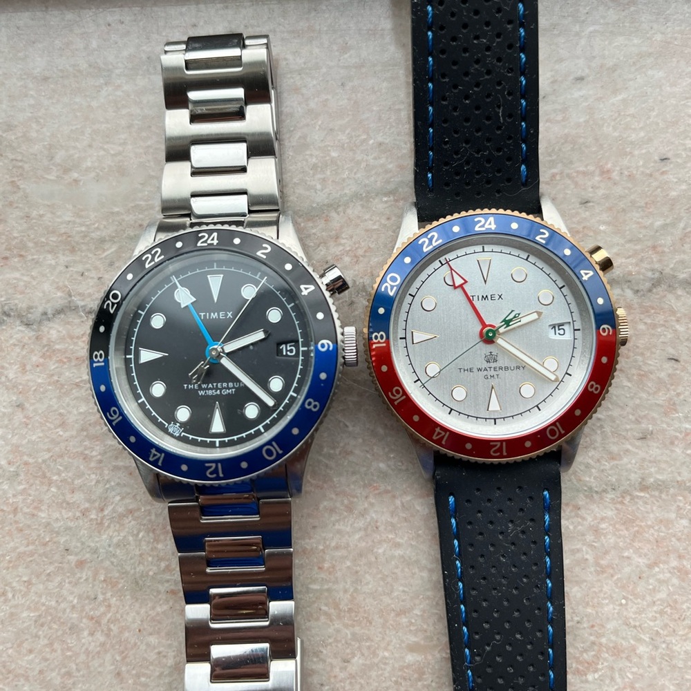 Timex Waterbury gmt bundle